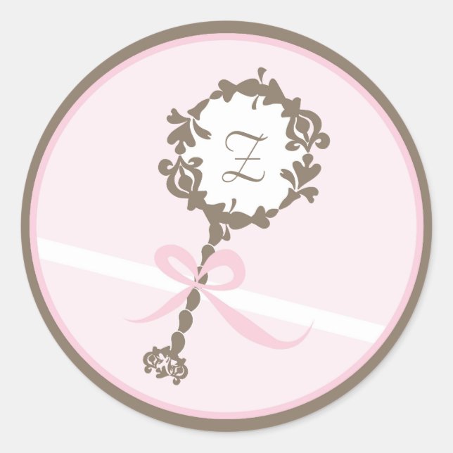 Baby Invitation or Favor Sticker (Front)