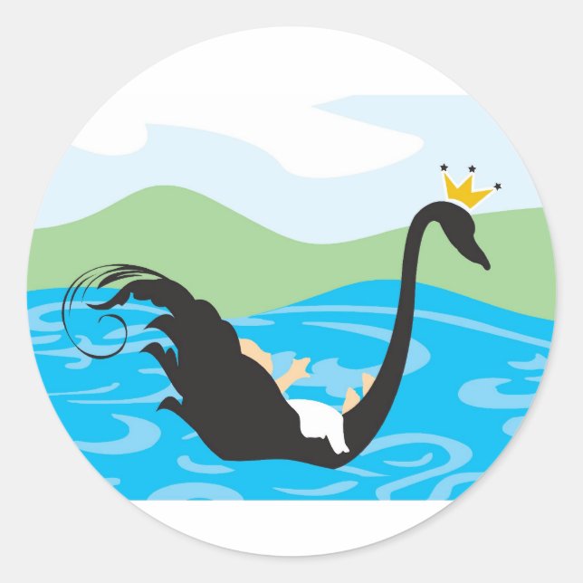 Baby Invitation or Favor Sticker (Front)