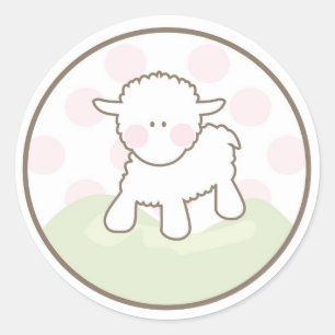 Baby Invitation or Favor Sticker