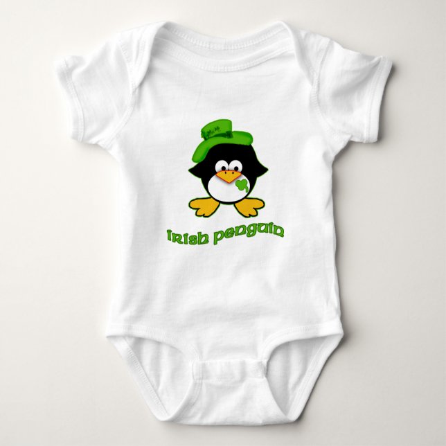 Baby Irish Penguin Bodysuit (Front)