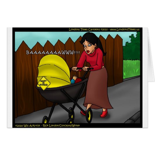 Baby Is Bored Funny Gifts Tees & Collectibles (Front Horizontal)