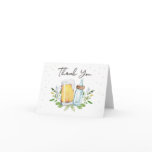 Baby is Brewing Baby Shower Bottle Thank You Card Baby is Brewing Baby Shower Bottle Thank You Card