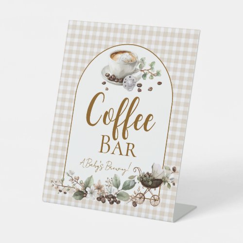 Baby is Brewing Baby Shower Coffee Bar Sign
