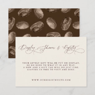 Baby is Brewing Baby Shower Display Shower Enclosure Card