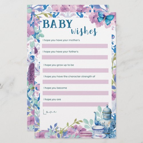 Baby is brewing Baby wishes Baby Shower Games
