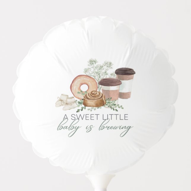 Baby is Brewing Balloon (Front)