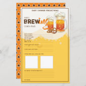 Baby is Brewing - Beer - Shower Games Predictions (Front/Back)