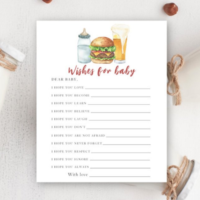 Baby is brewing beer - wishes for baby (Creator Uploaded)