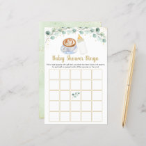 Baby Is Brewing Coffee Baby Shower Bingo Game