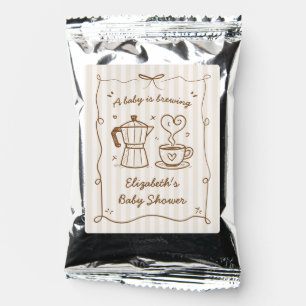 Baby Is Brewing Coffee Baby Shower Coffee Drink Mix