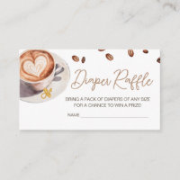 Baby is Brewing Coffee Baby Shower Diaper Raffle
