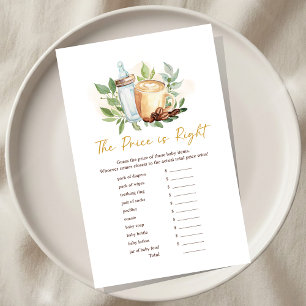 Baby is Brewing Coffee Baby Shower Name Price Game