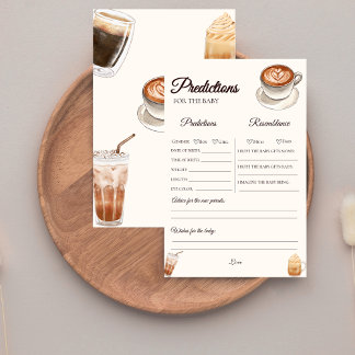 Baby is Brewing Coffee baby Shower Prediction