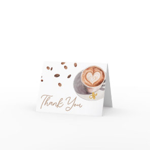 Baby is Brewing Coffee Baby Shower Thank You Card