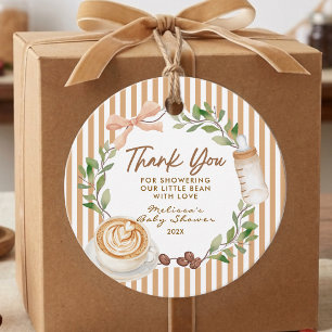 Baby Is Brewing Coffee Baby Shower Thank You Favor Tags