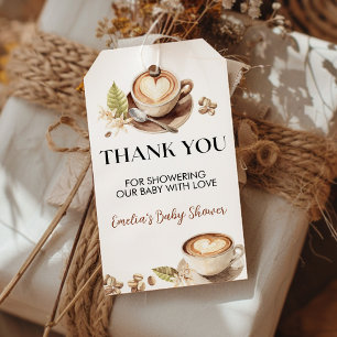 Baby is Brewing Coffee Baby Shower Thank You Gift Tags