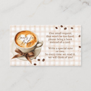 Baby is Brewing Coffee Bean Theme Baby Shower Enclosure Card