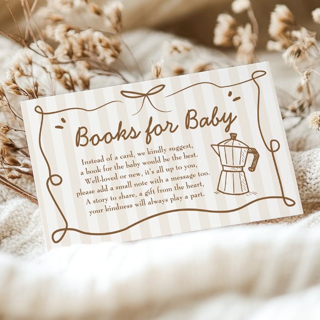 Baby Is Brewing Coffee Books for Baby Card (Creator Uploaded)