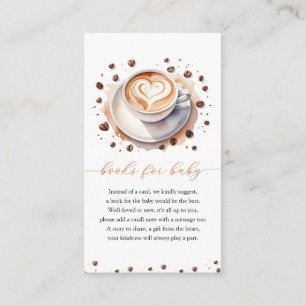 Baby is Brewing Coffee Books For Baby Enclosure Card