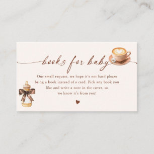 Baby Is Brewing Coffee Books For Baby Enclosure Card
