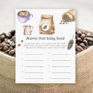 Baby is brewing coffee - Name that baby food