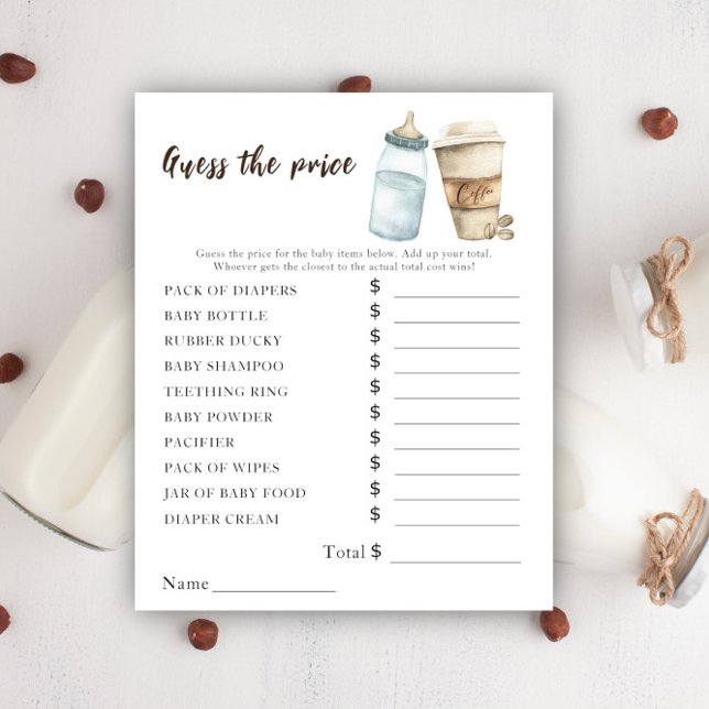 Baby is brewing coffee - Price Guess Game (Creator Uploaded)