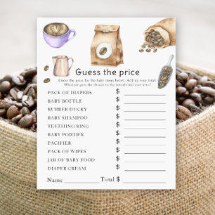 Baby is brewing coffee - Price Guess Game