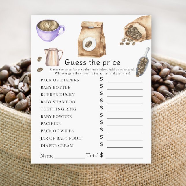 Baby is brewing coffee - Price Guess Game (Creator Uploaded)