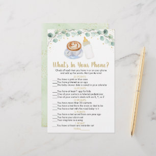 Baby Is Brewing Coffee What's In Your Phone Game