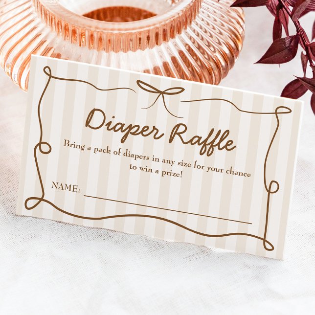 Baby Is Brewing Diaper Raffle Card (Creator Uploaded)