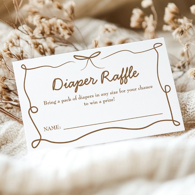 Baby Is Brewing Diaper Raffle Card (Creator Uploaded)