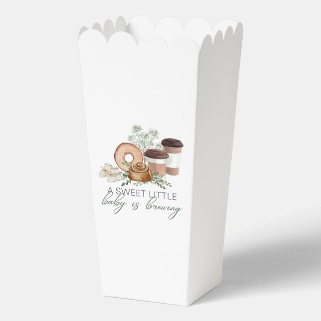 Baby is Brewing Favor Boxes (Front)