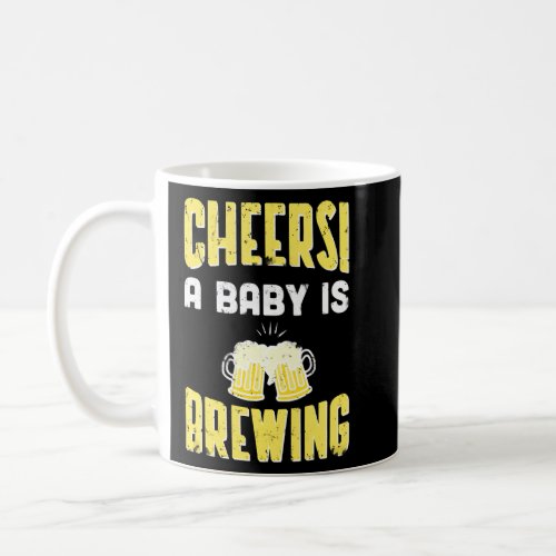 Baby Is Brewing Funny Pregnancy Announcement  Coffee Mug