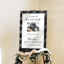 Baby Is Brewing Halloween Baby Shower Welcome Sign