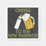 Baby Is Brewing Napkins at Zazzle