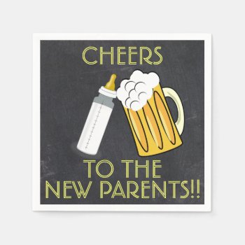 Baby Is Brewing Napkins by Cardinal_Corner at Zazzle