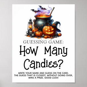 Baby is Brewing Neutral Baby Shower Guessing Game Poster