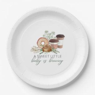Baby is Brewing Paper Plates