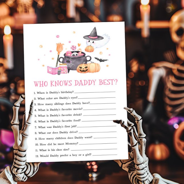 Baby is Brewing Pink Who knows Daddy Best Game (Baby is Brewing Baby Shower Who knows Daddy Best Game)