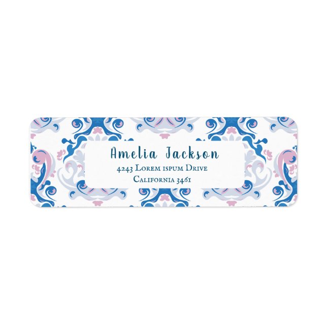 Baby is brewing tea party Baby shower  Label (Front)