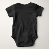 Baby is Brewing Witch Shower Halloween Cauldron Baby Bodysuit (Back)