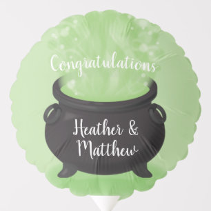 Baby is Brewing Witch Shower Halloween Cauldron Balloon
