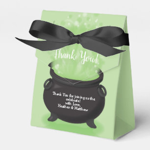 Baby is Brewing Witch Shower Halloween Cauldron Favor Boxes