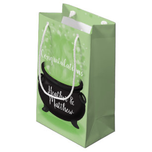 Baby is Brewing Witch Shower Halloween Cauldron Small Gift Bag