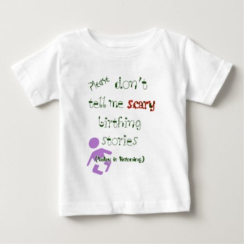 Baby Is Listening Baby T_Shirt