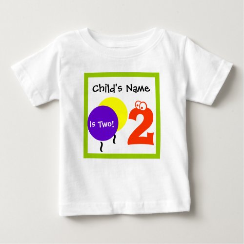baby is one 2  2nd second Birthdayt_shirt Baby T_Shirt