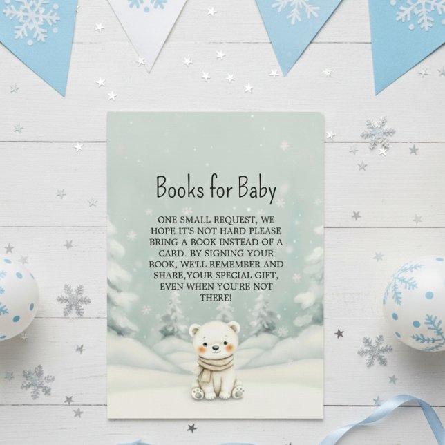 Baby It Cold Outside Polar Bear Books for Baby Enclosure Card (Creator Uploaded)