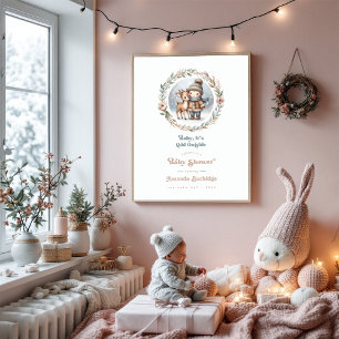 "Baby It’s Cold Outside!" Baby Shower Welcome Poster