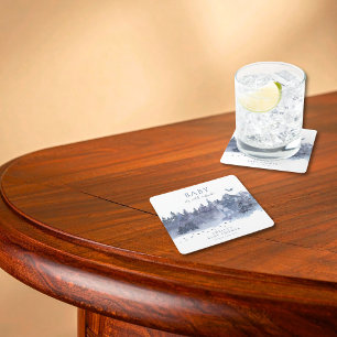 Baby It’s Cold Outside Winter Baby Shower Coaster