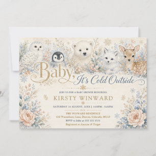 Baby It’s Cold Outside Winter Baby Shower Invitation